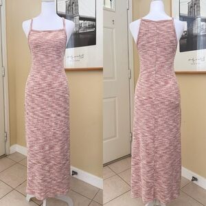 Old Navy Rose Space-Dye Sleeveless Knit Maxi Dress Size XXL